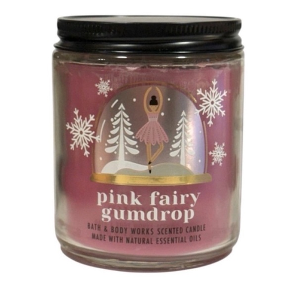Pink Fairy Gumdrop Candle - Picture 2 of 2